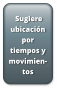 Sugiere ubicación por tiempos y movimien-tos